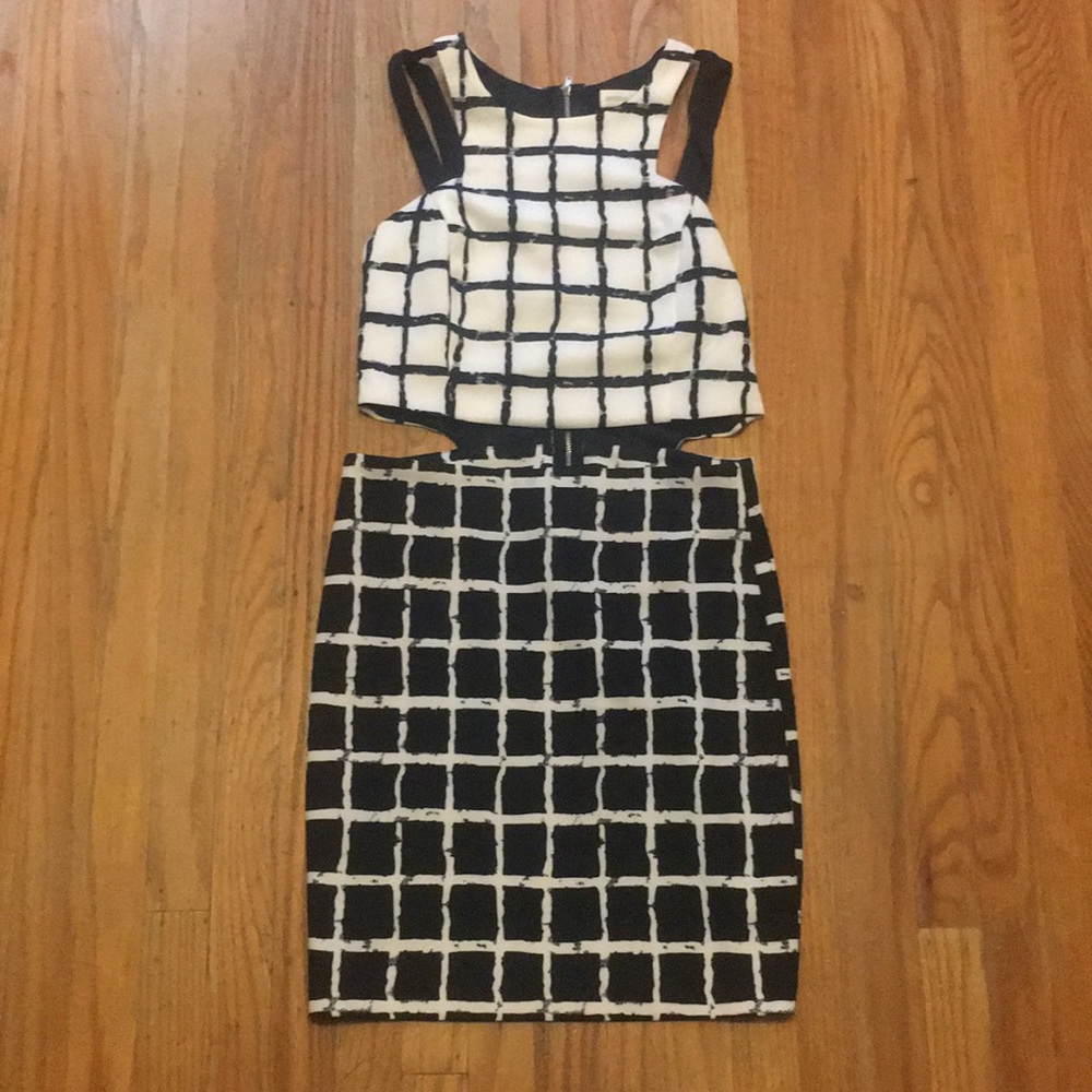 super flattering body con cut out dress